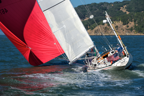 Racing Sail in action